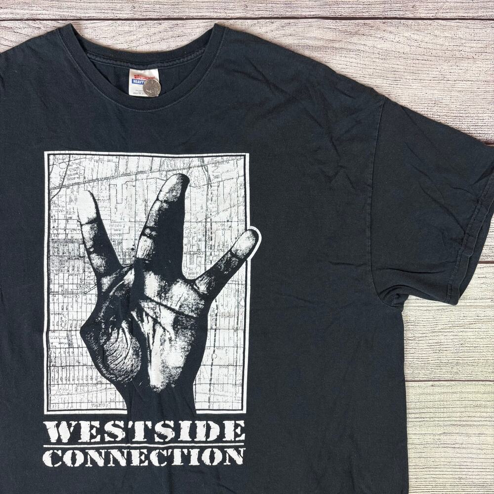 Vintage 1990s Westside Connection Ice Cube & Mack 10 Bow Down Rap T-shirt